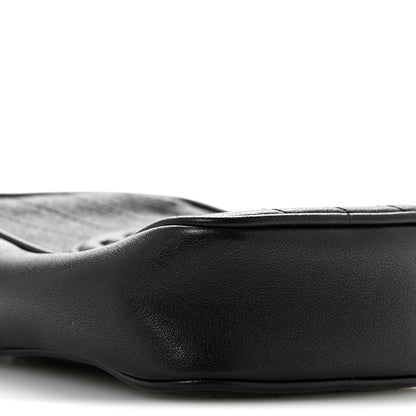 Gucci Sakai Be Green Calfskin Diagonal Stitched Mini Blondie Vertical Shoulder Bag Black 9 of 13