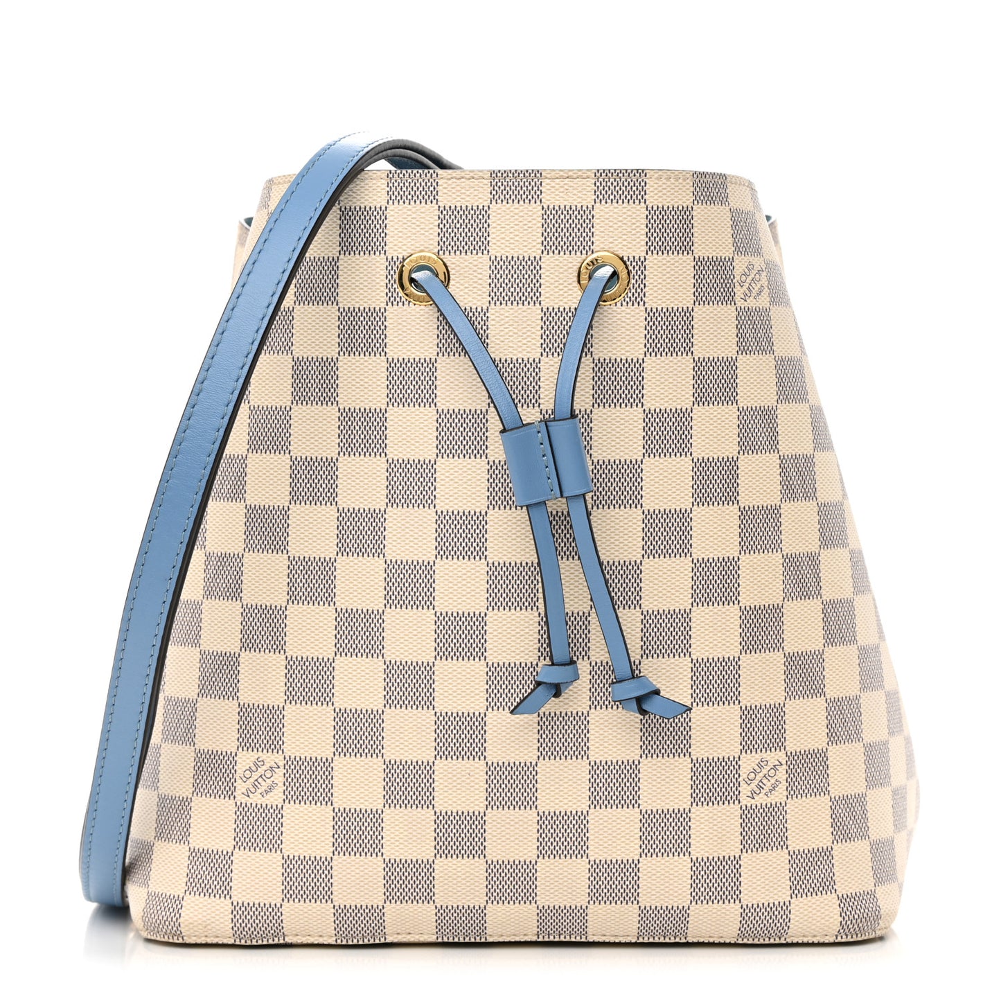 Damier Azur Neonoe MM Bleuet