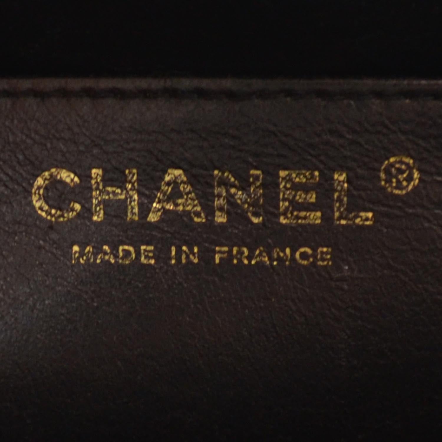 Chanel Caviar Jumbo Single Flap Black GHW 6 of 10