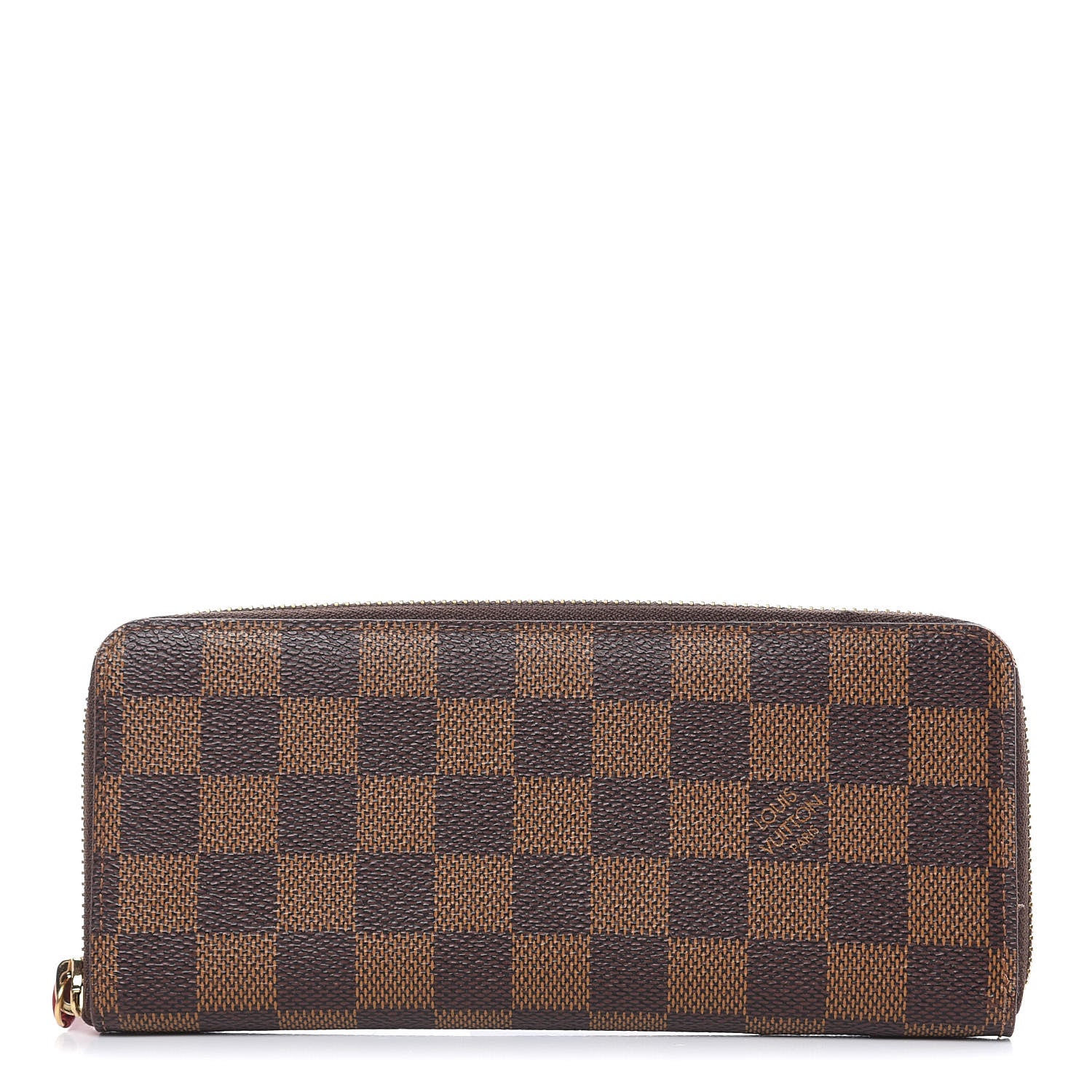 Louis Vuitton Damier Ebene Clemence Wallet Cherry 1 of 10