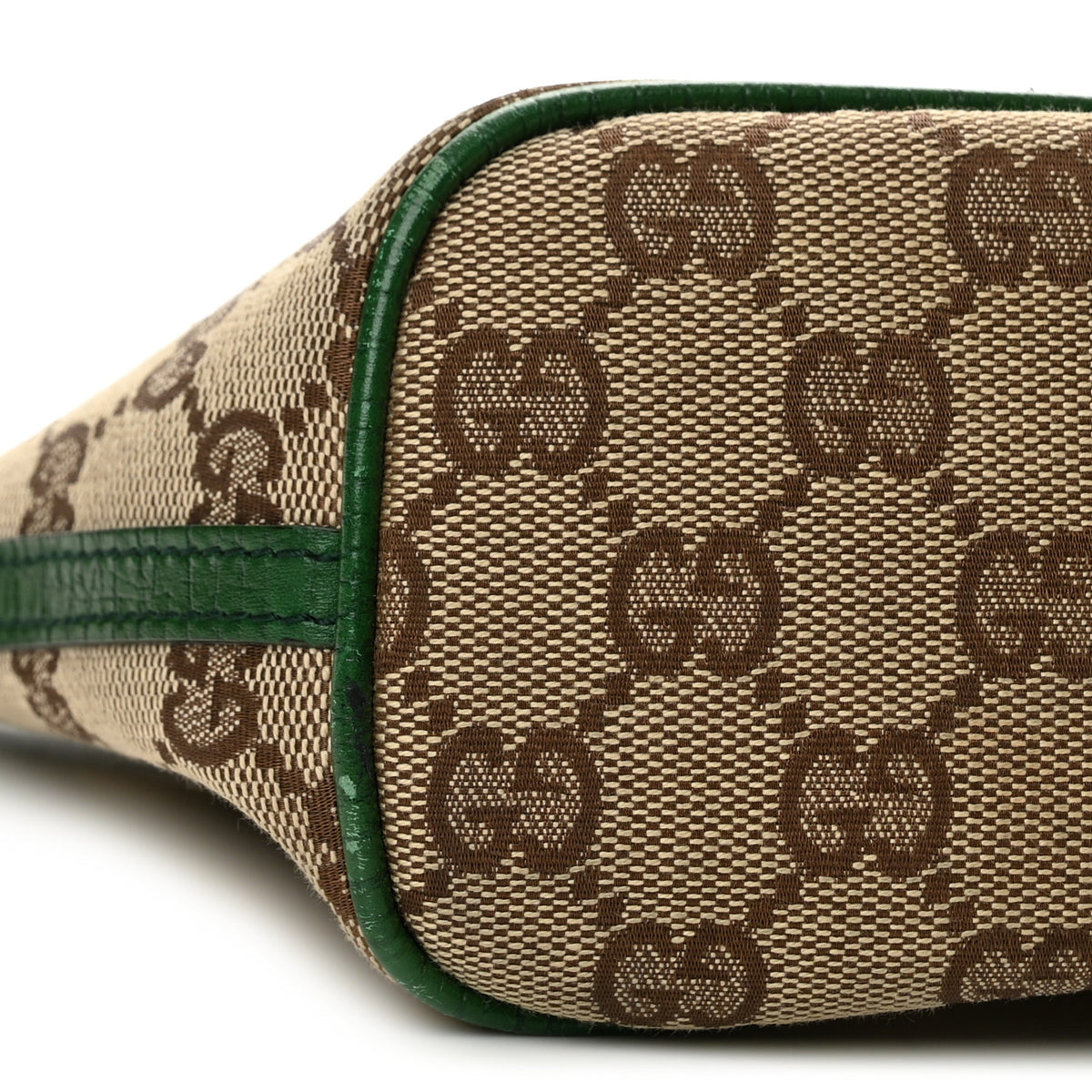 Gucci Monogram Boat Pochette Green 9 of 13