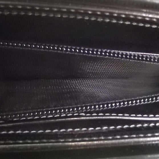 Vintage Patent Evening Bag Pewter