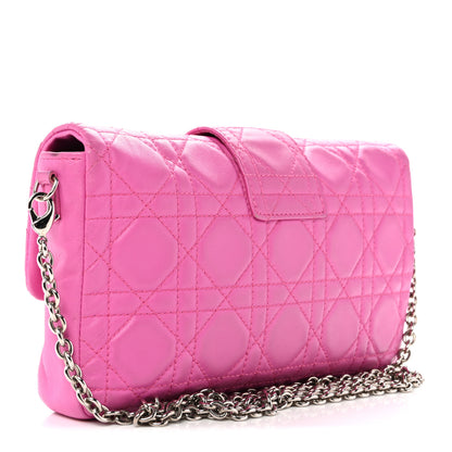 Christian Dior Lambskin Cannage Miss Dior Promenade Pouch Fuchsia 3 of 14