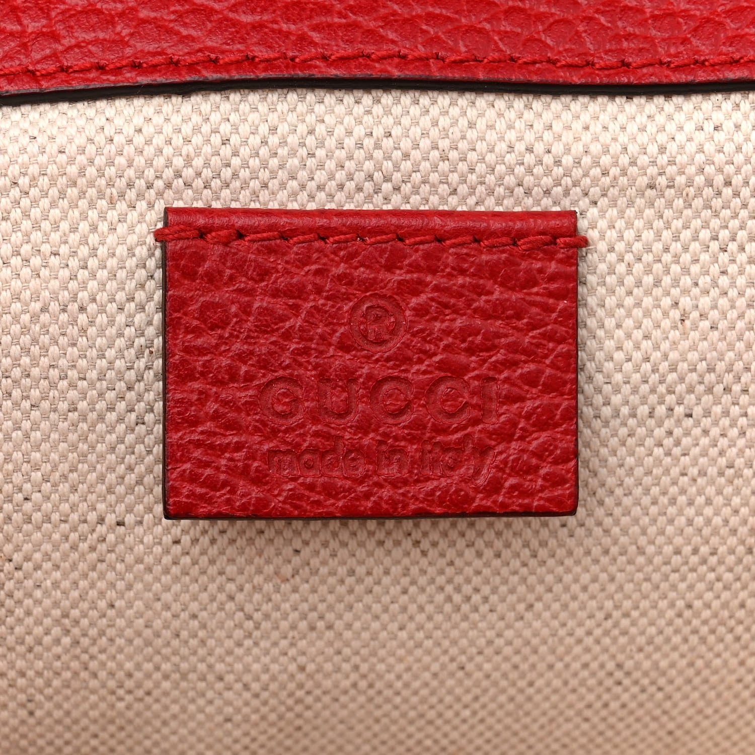 Gucci Dollar Calfskin Swarovski Crystal Small Dionysus Shoulder Bag Hibiscus Red 8 of 17