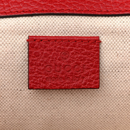 Gucci Dollar Calfskin Swarovski Crystal Small Dionysus Shoulder Bag Hibiscus Red 8 of 17