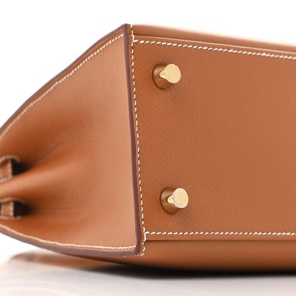 Hermes Epsom Kelly Sellier 25 Gold 9 of 11