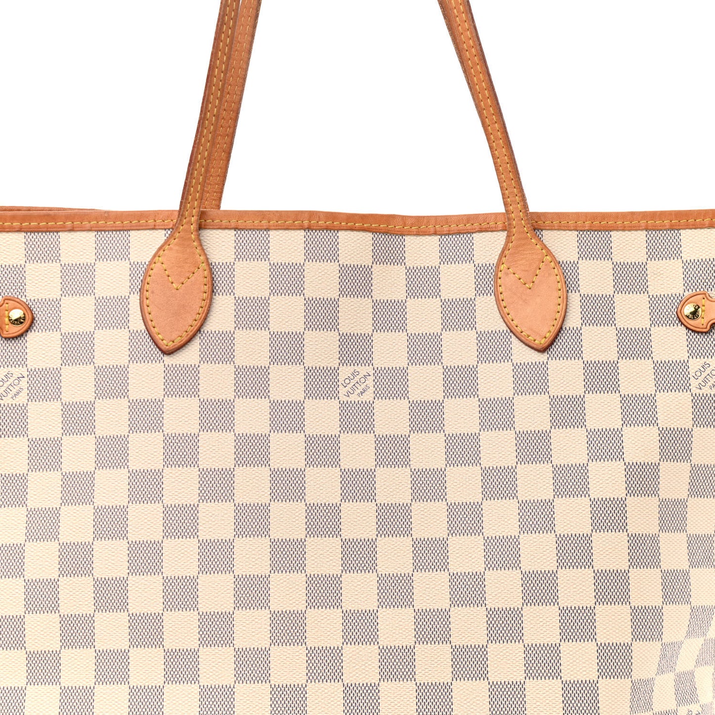 Damier Azur Neo Neverfull MM Rose Ballerine