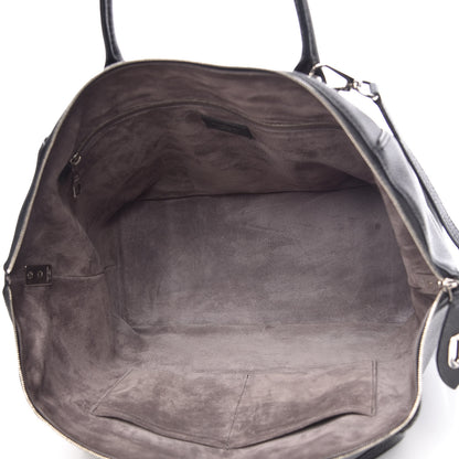 Louis Vuitton Veau Cachemire Soft Lockit MM Black 5 of 11