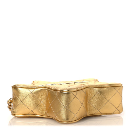 Chanel Metallic Lambskin Quilted Walk Of Fame Star Bag Gold 4 of 11