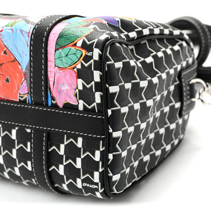 Moynat X KASING LUNG Calfskin Canvas M Labubu Boston Bag Black Multicolor 11 of 11