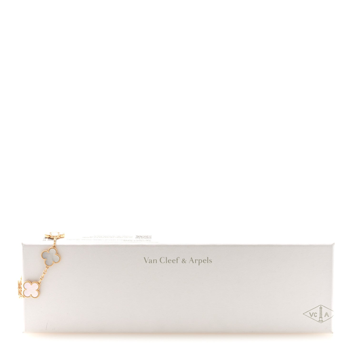 Van Cleef & Arpels 18K Yellow Gold Mother of Pearl 5 Motifs Vintage Alhambra Bracelet 4 of 4