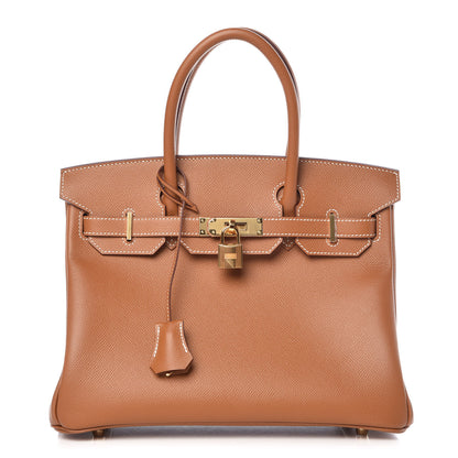 Hermes Epsom Birkin 30 Gold 1 of 33