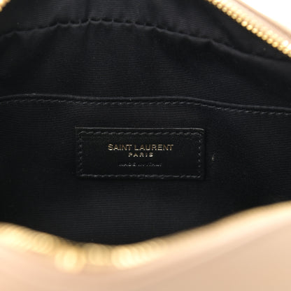 Saint Laurent Calfskin Matelasse Monogram Lou Camera Bag Dark Beige 6 of 8