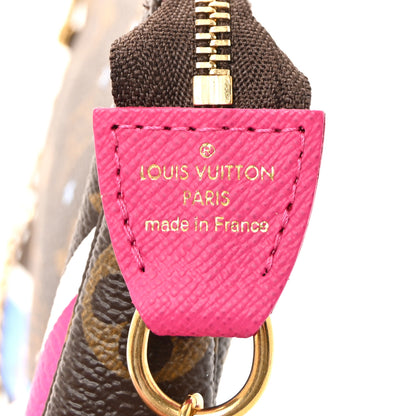 Louis Vuitton Monogram 2018 Christmas Animation Mini Bears Pochette Accessories 6 of 6