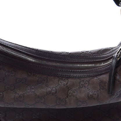 Gucci Guccissima Medium GG Twins Hobo Dark Brown 8 of 18