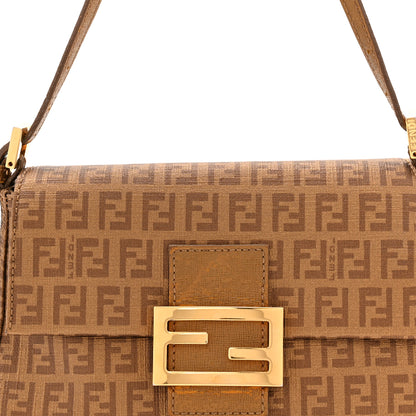 Fendi Zucchino Spalmati Vitello Mini Mama Baguette Gold 8 of 12