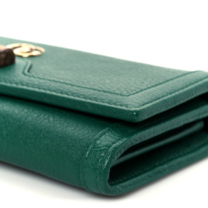 Gucci Wonka Grain Calfskin Diana Chain Wallet Black 10 of 10