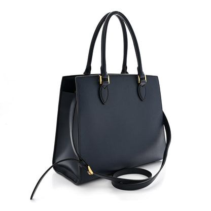 Prada Saffiano Soft Calfskin Large Tote Baltico 3 of 10