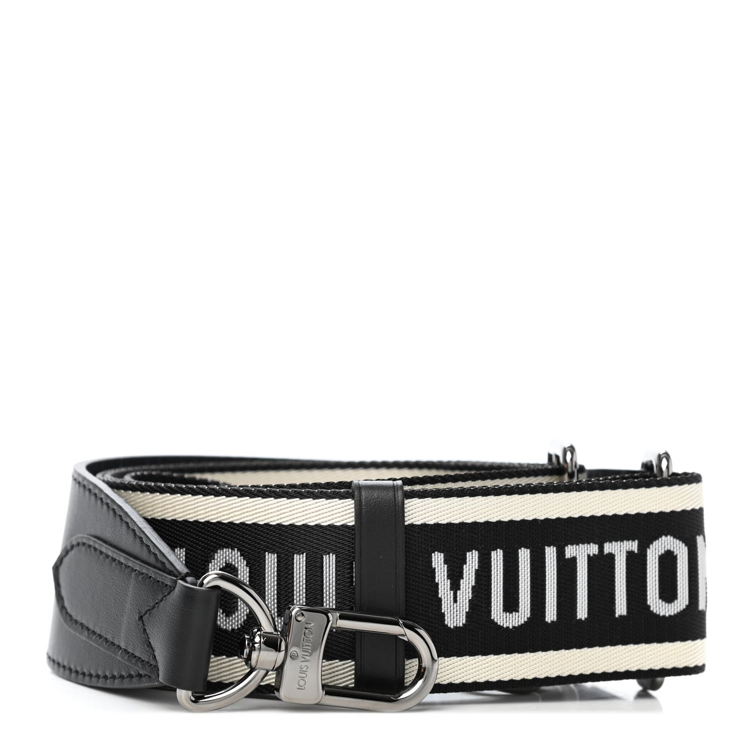 Louis Vuitton Monogram Multi Pochette Accessories Shoulder Strap Black Ivory 1 of 4