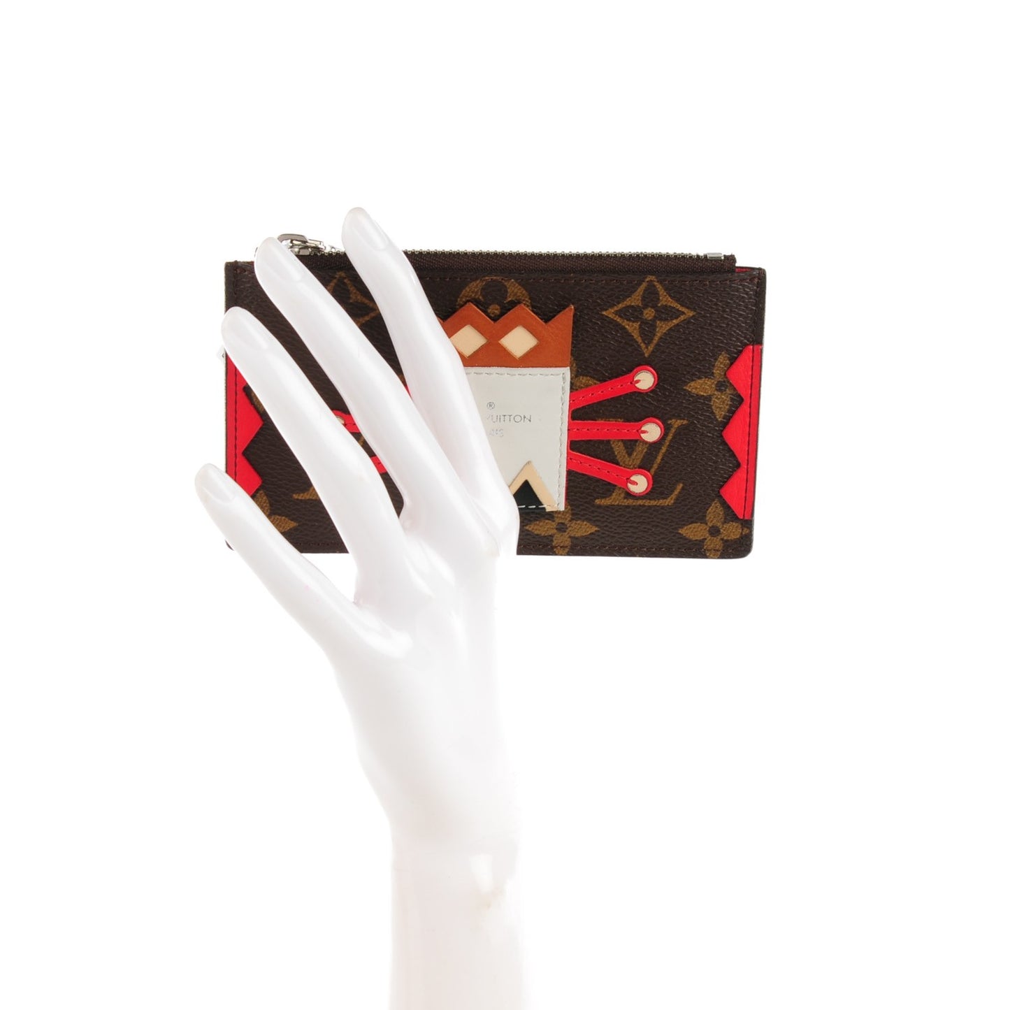 Monogram Tribal Key Pouch