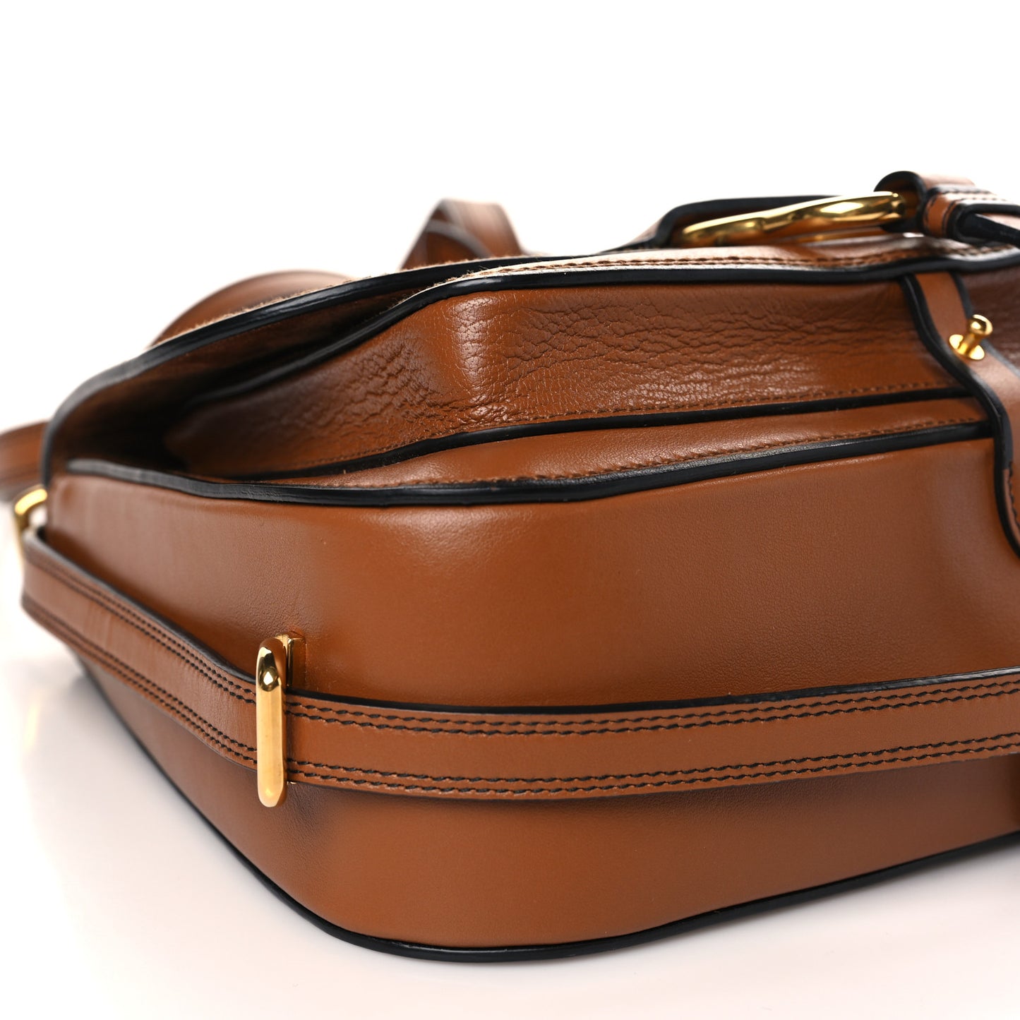 Goatskin Madras Dahlia Satchel Brandy