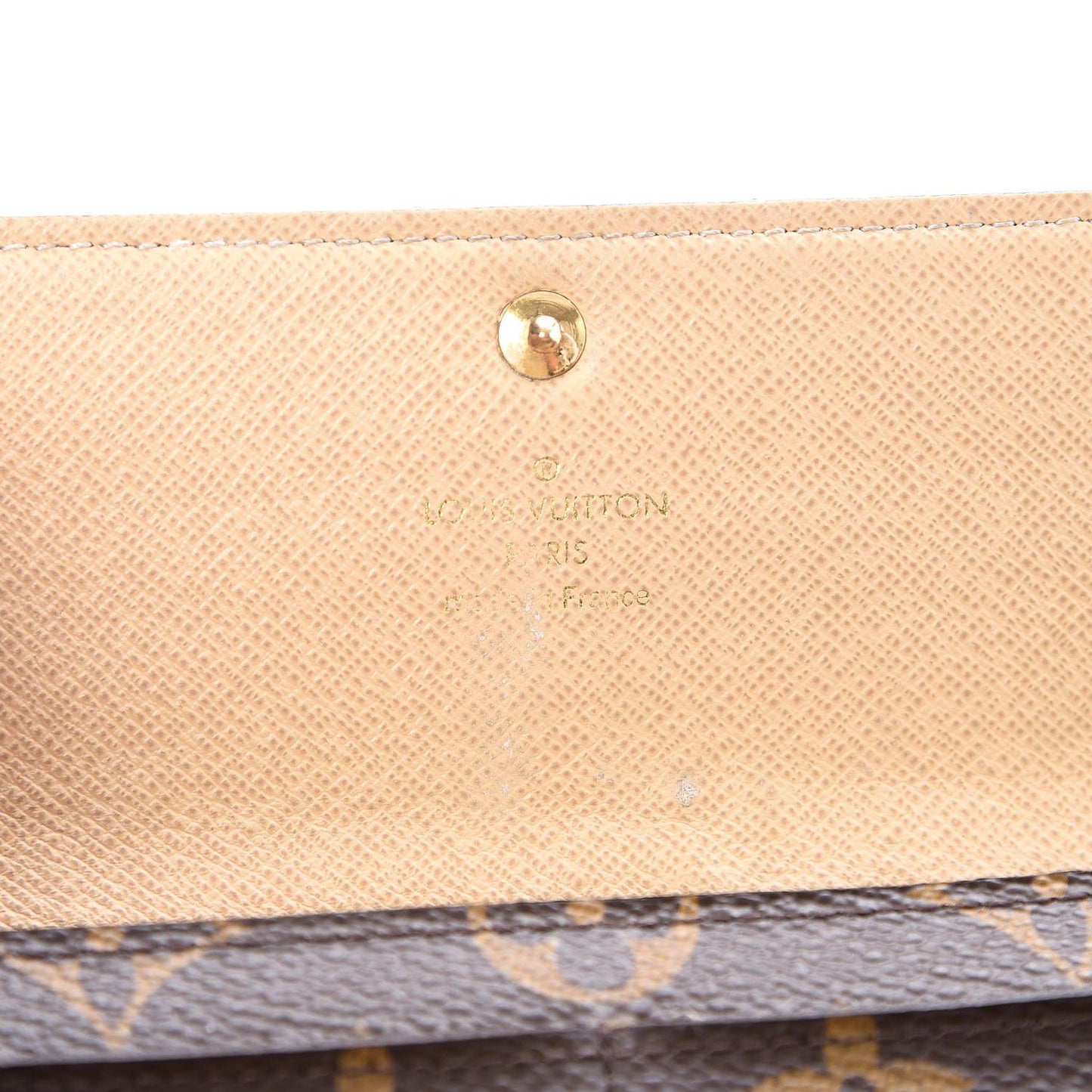 Monogram Dentelle Sarah Wallet Gold