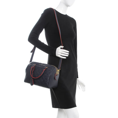 Louis Vuitton Empreinte Speedy Bandouliere 25 NM Marine Rouge 2 of 8