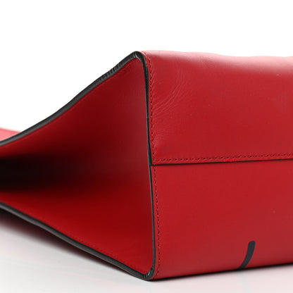 Gucci Calfskin GucciGhost Real Medium XL Tote Hibiscus Red 9 of 13