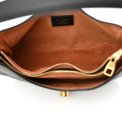Louis Vuitton Grained Calfskin Low Key Shoulder Bag Black 5 of 9