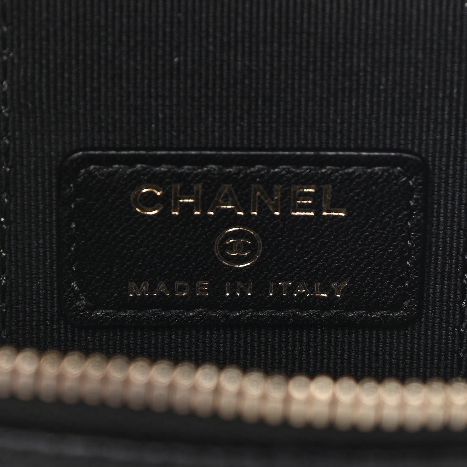 Chanel Lambskin Quilted Top Handle Mini Vanity Case With Chain Black 6 of 11