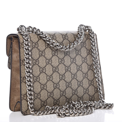 Gucci GG Supreme Monogram Mini Dionysus Shoulder Bag Taupe 3 of 14