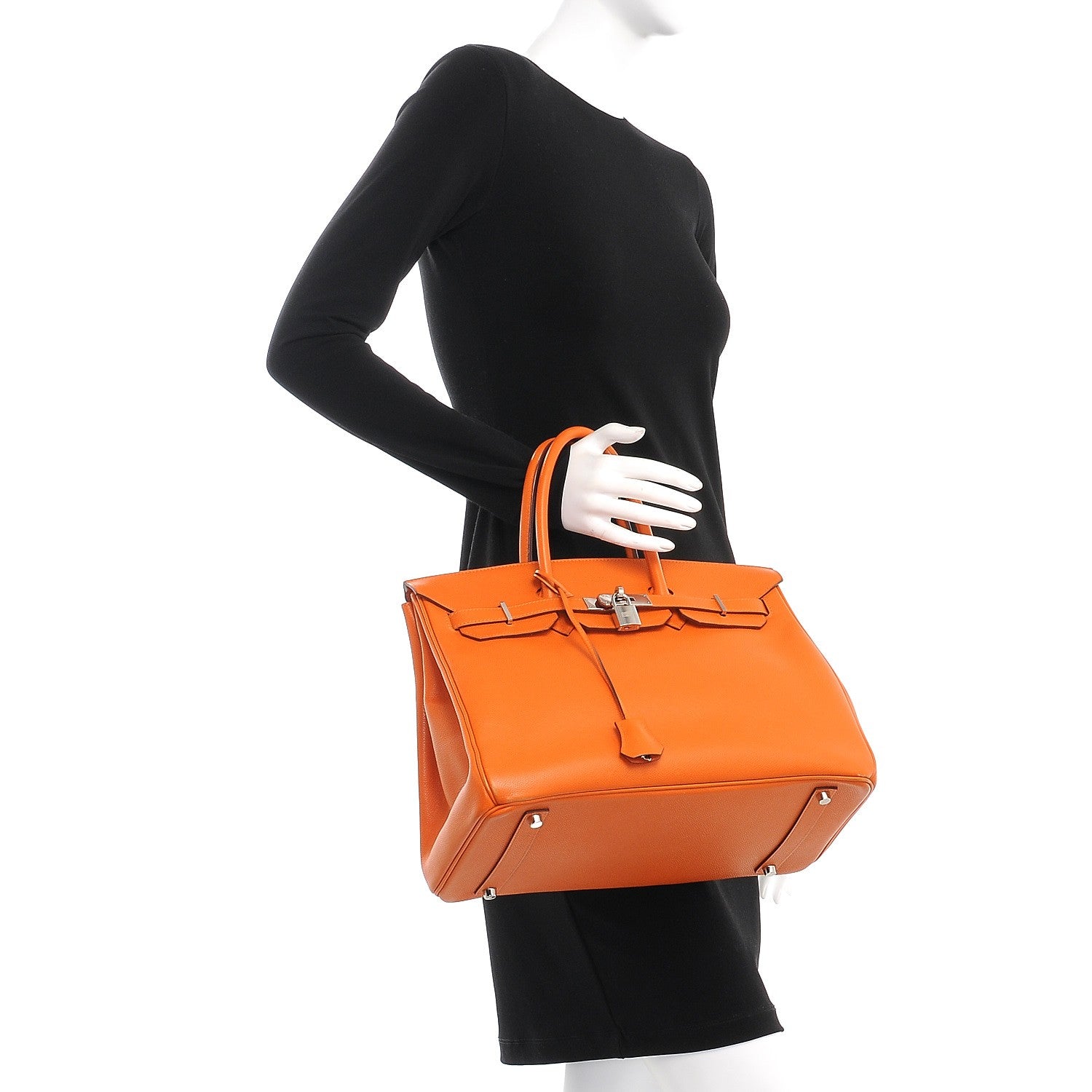 Hermes Epsom Birkin 35 Orange 2 of 34