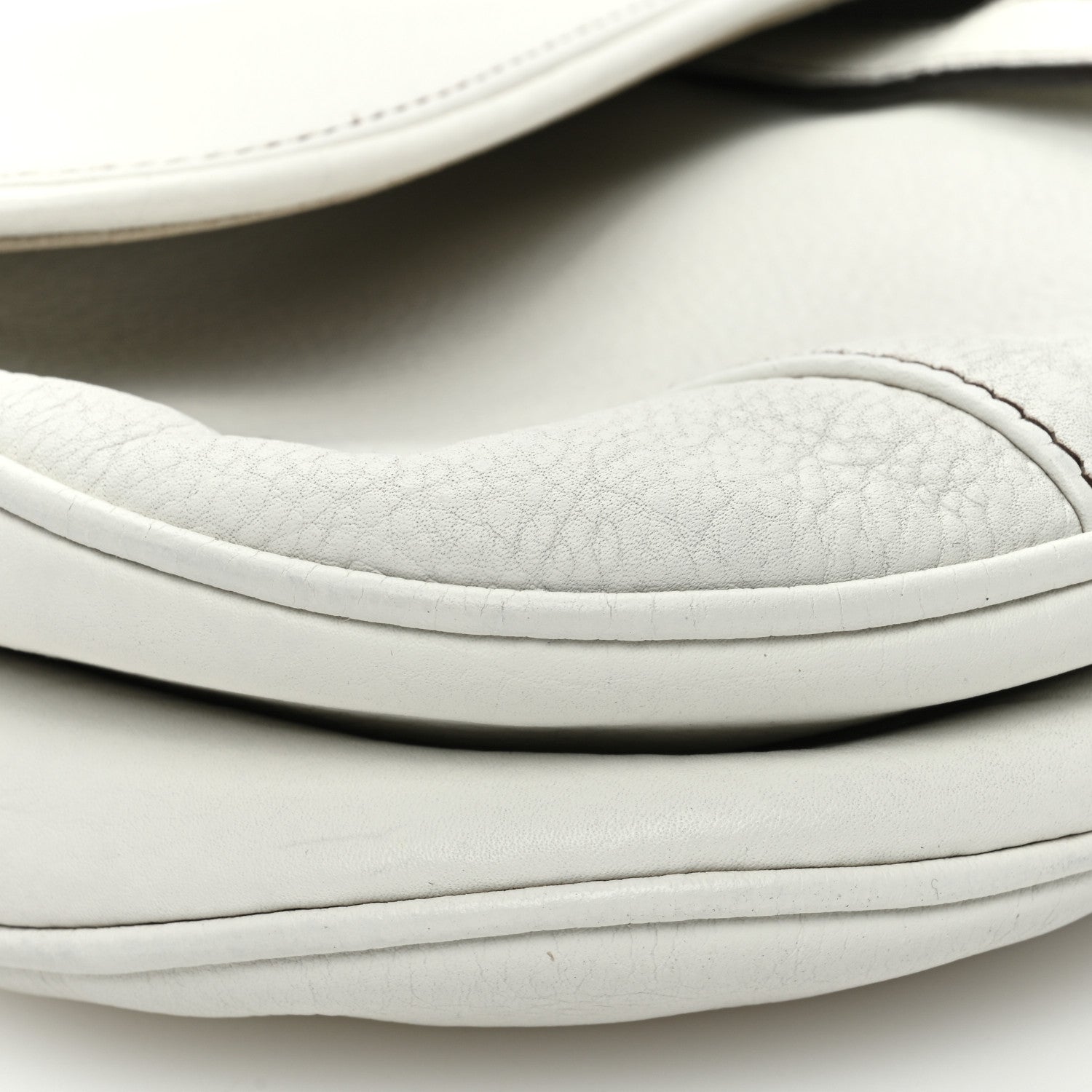 Christian Dior Calfskin Saddle Bag White 9 of 13