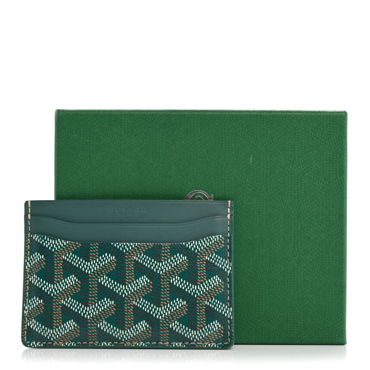 Goyard Goyardine Saint Sulpice Card Holder Green 10 of 10