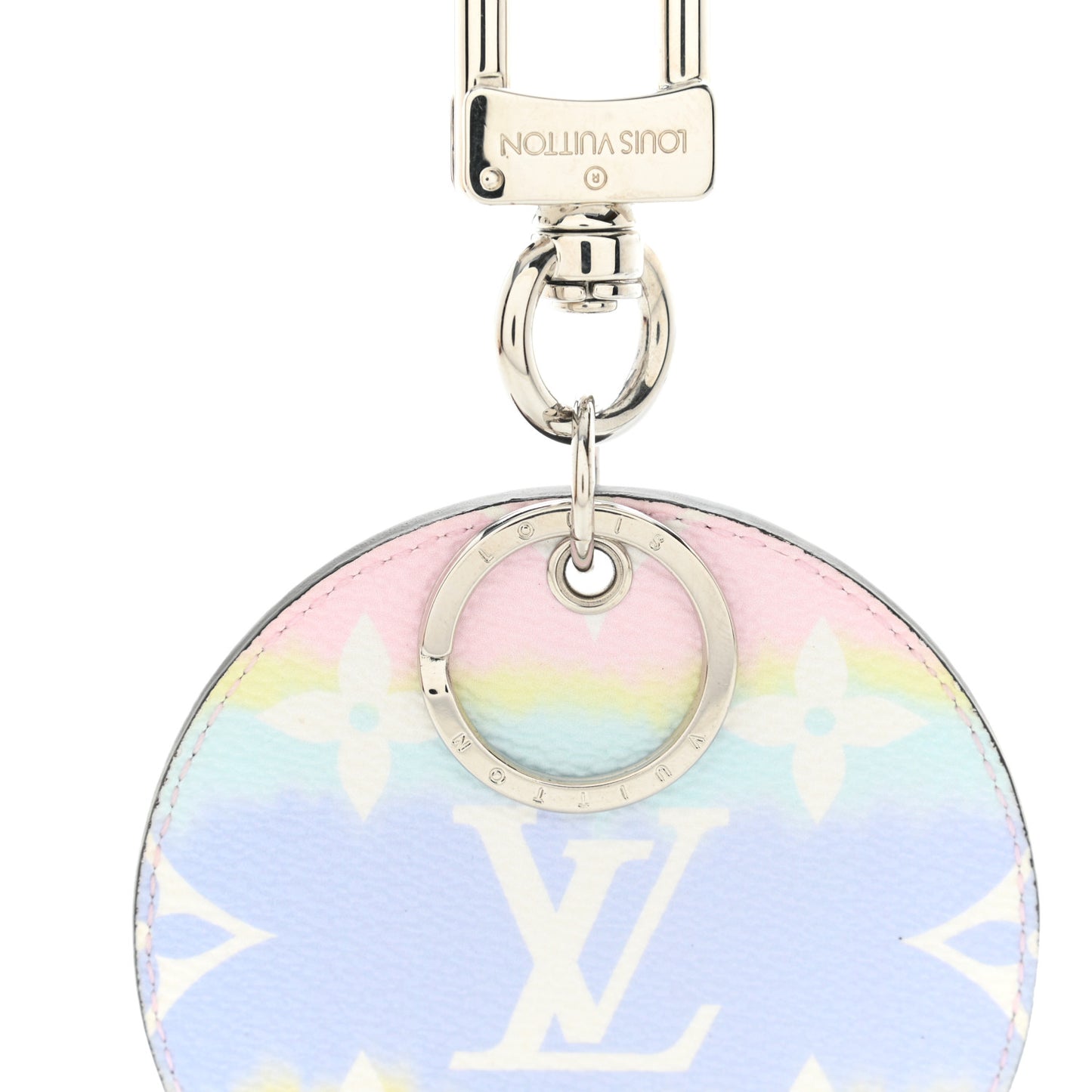 Monogram Escale Bag Charm Key Holder Pastel