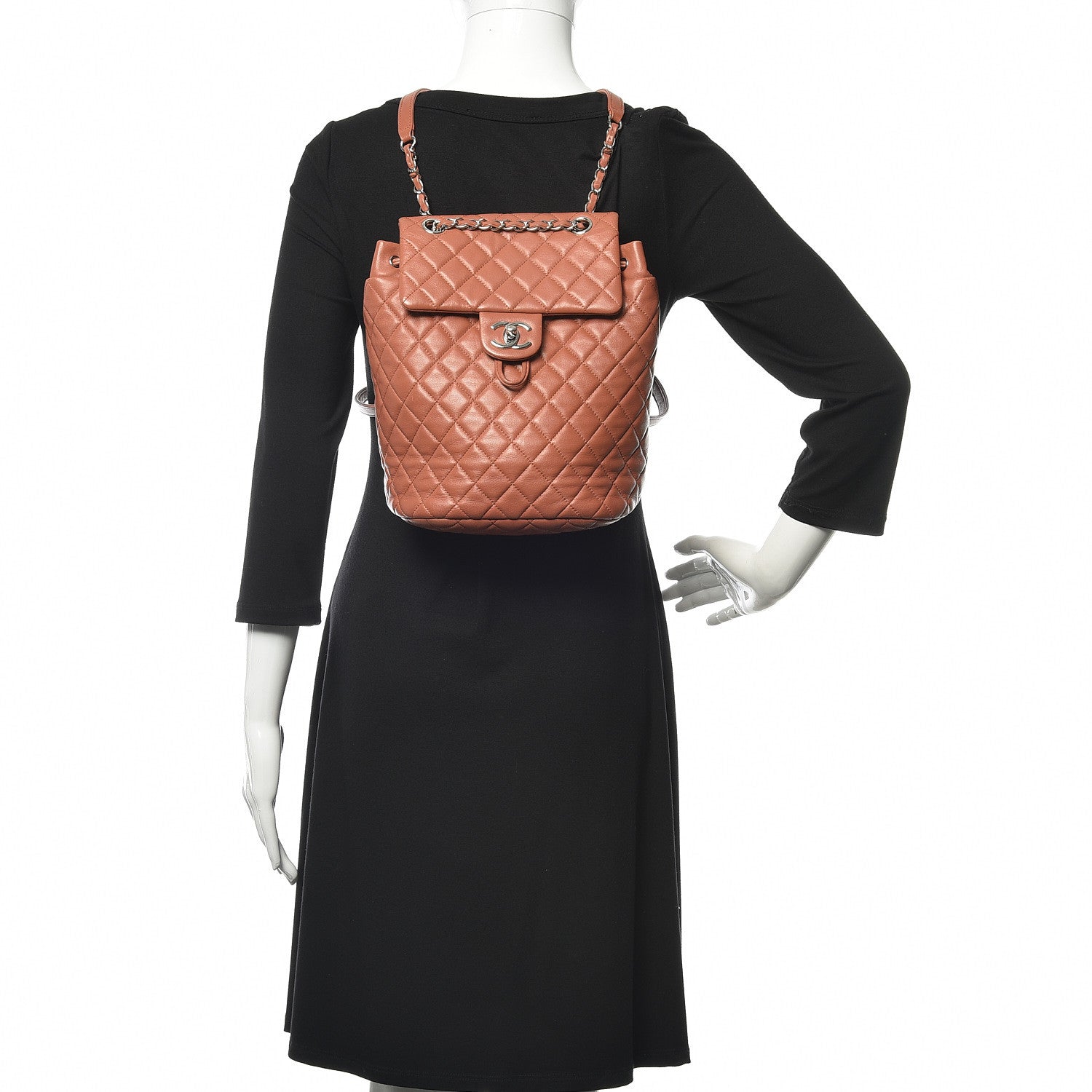 Chanel Lambskin Quilted Small Urban Spirit Backpack Brown 2 of 10