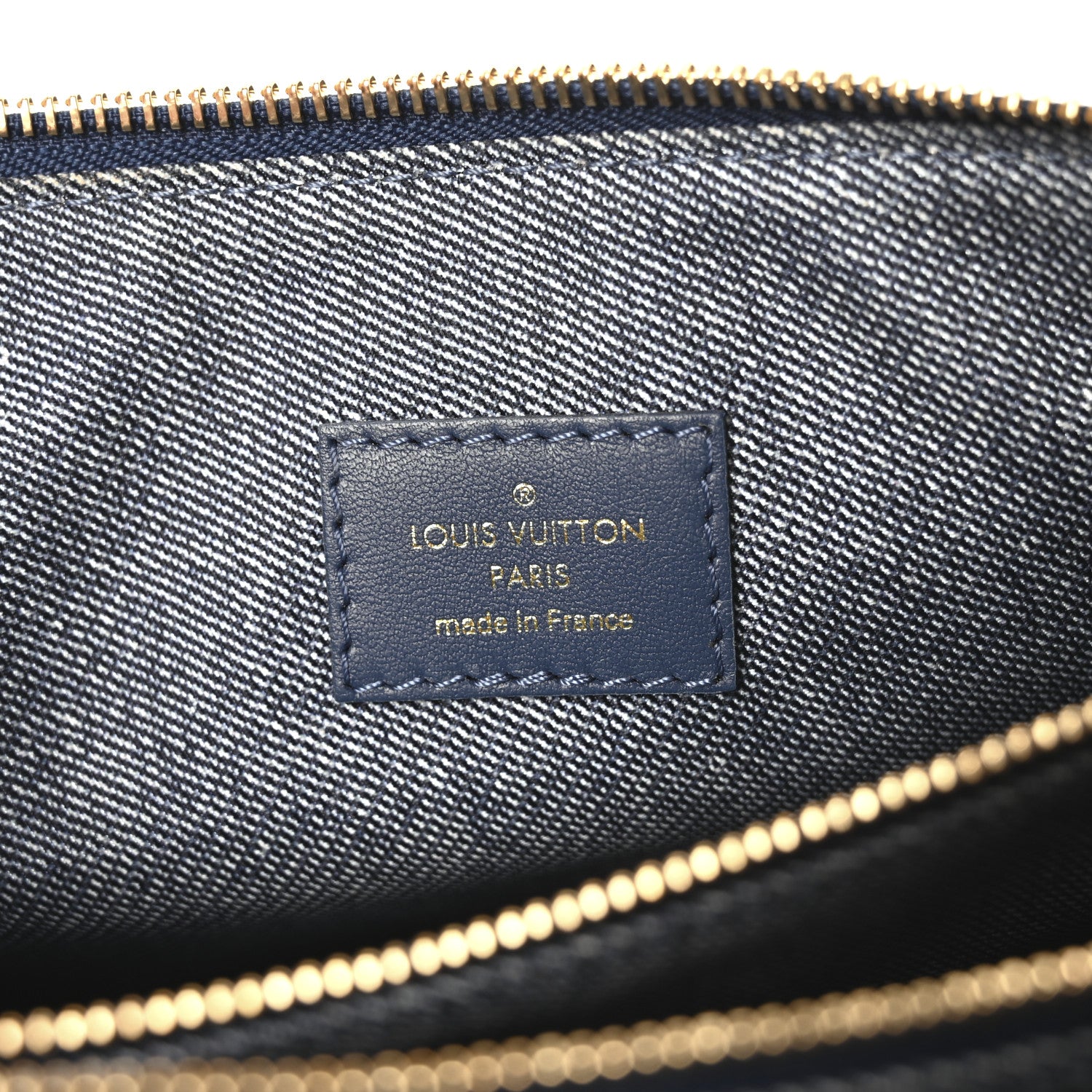 Louis Vuitton Lambskin Embossed Monogram Coussin PM Denim Blue 6 of 10