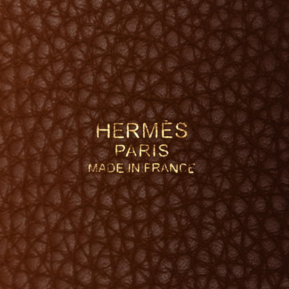 Hermes Taurillon Clemence Picotin Lock 18 PM Gold 6 of 11