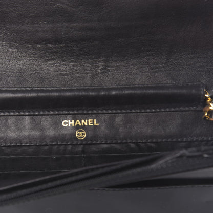Chanel Patent Timeless CC Wallet On Chain WOC Black 6 of 14