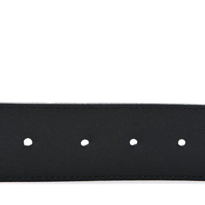 Gucci Textured Calfskin Double G 40mm Belt 90 36 Black 4 of 5