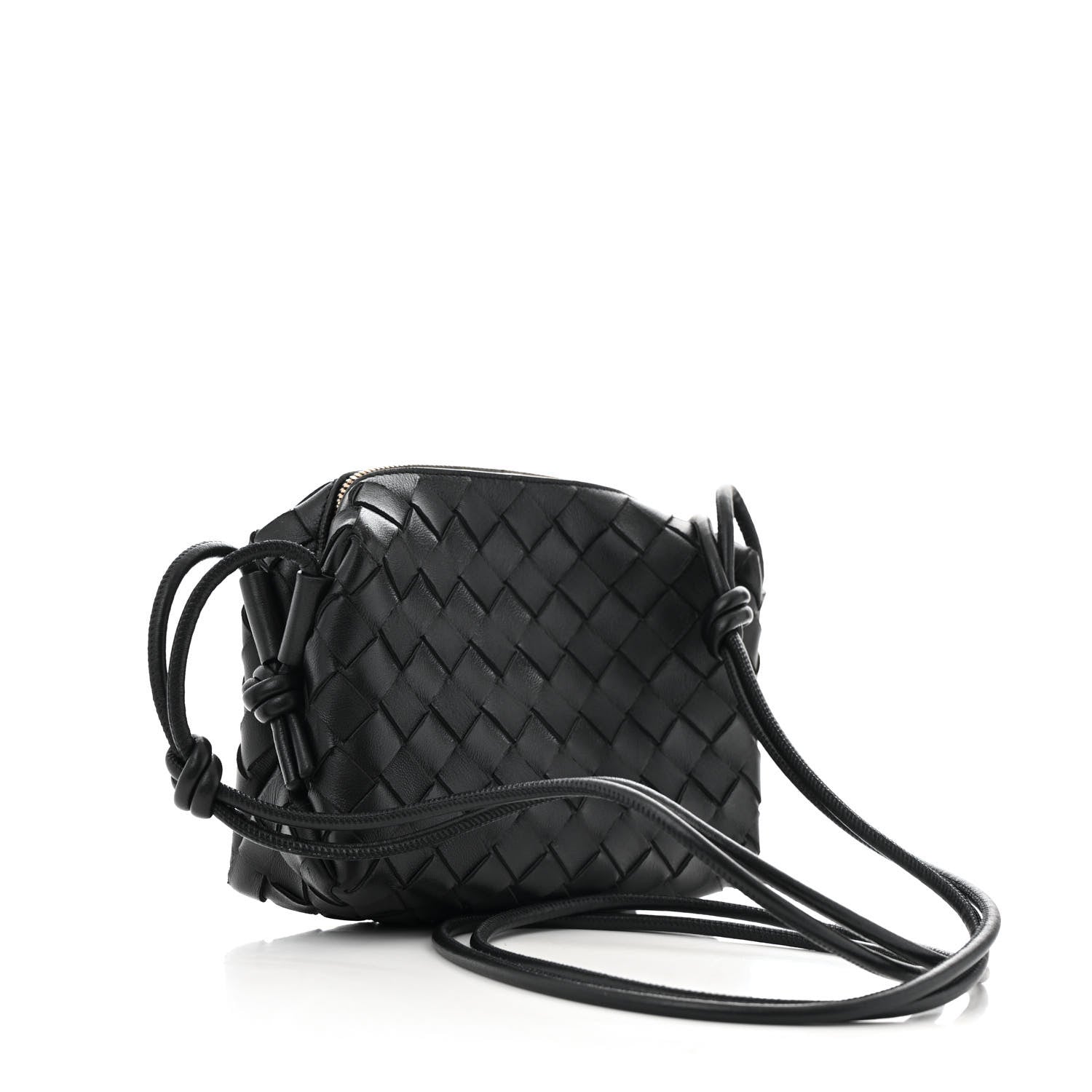 Bottega Veneta Nappa Intrecciato Mini Loop Camera Bag Black 3 of 11