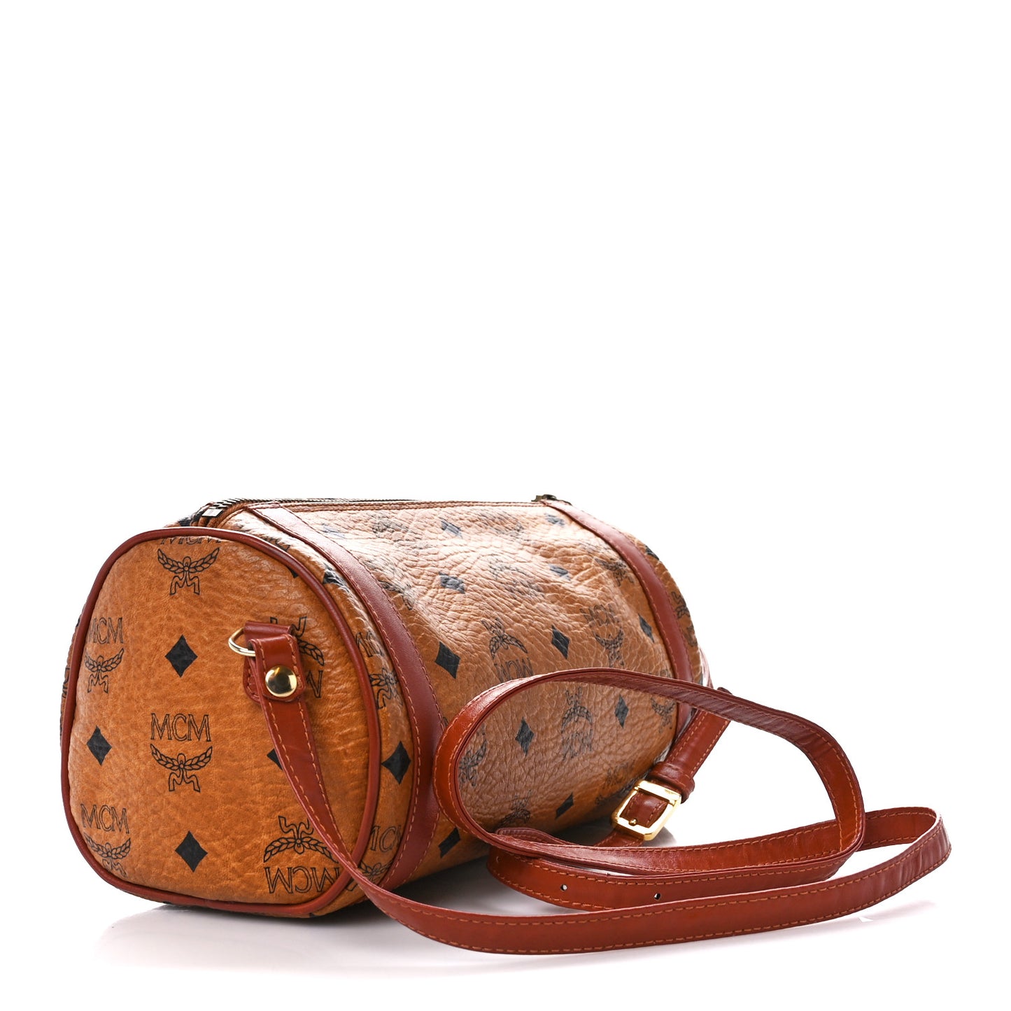 Visetos Barrel Bag Cognac