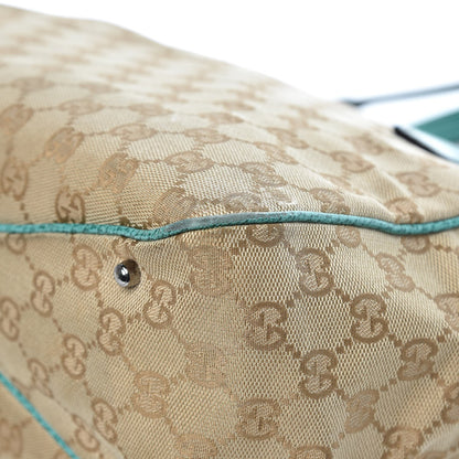 Gucci Monogram Small Tote Turquoise 13 of 19