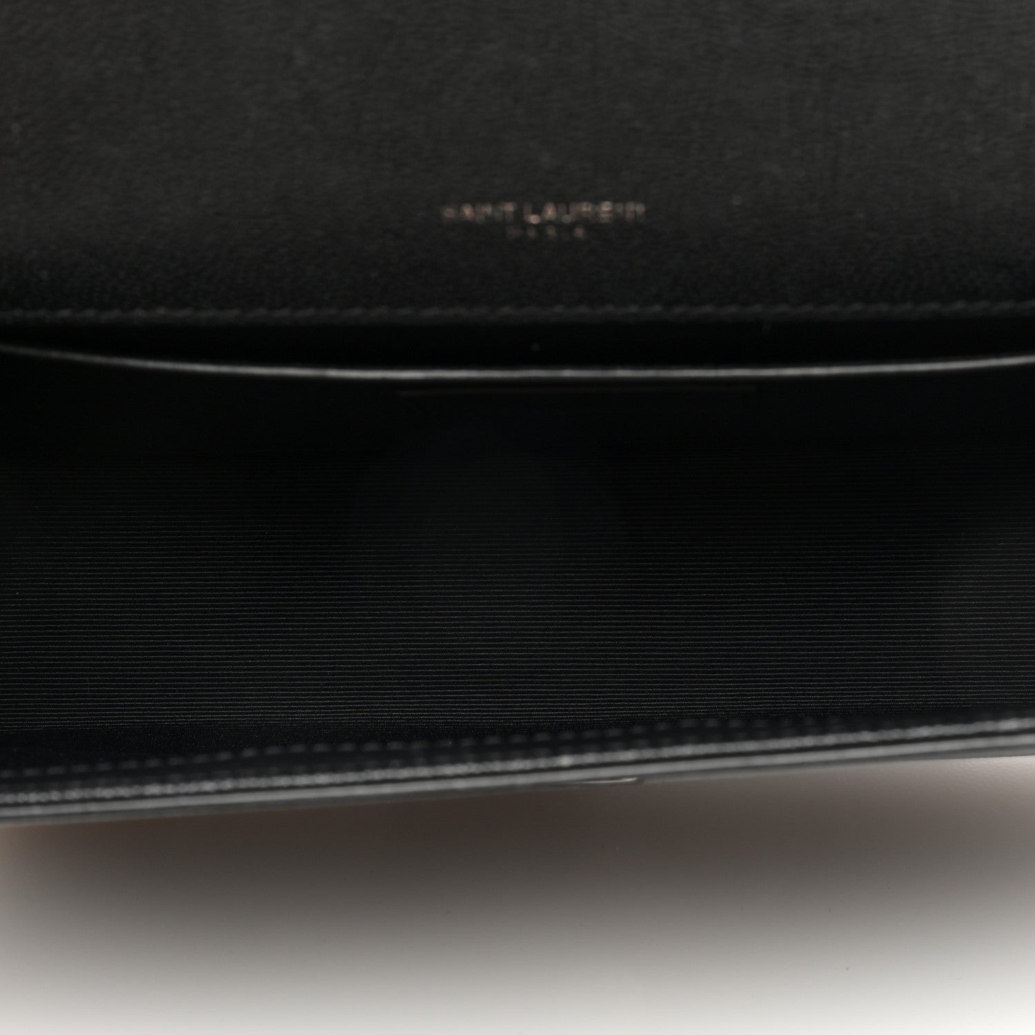 Saint Laurent Grain De Poudre Medium Classic Monogram Monochrome Kate Satchel Black 5 of 10