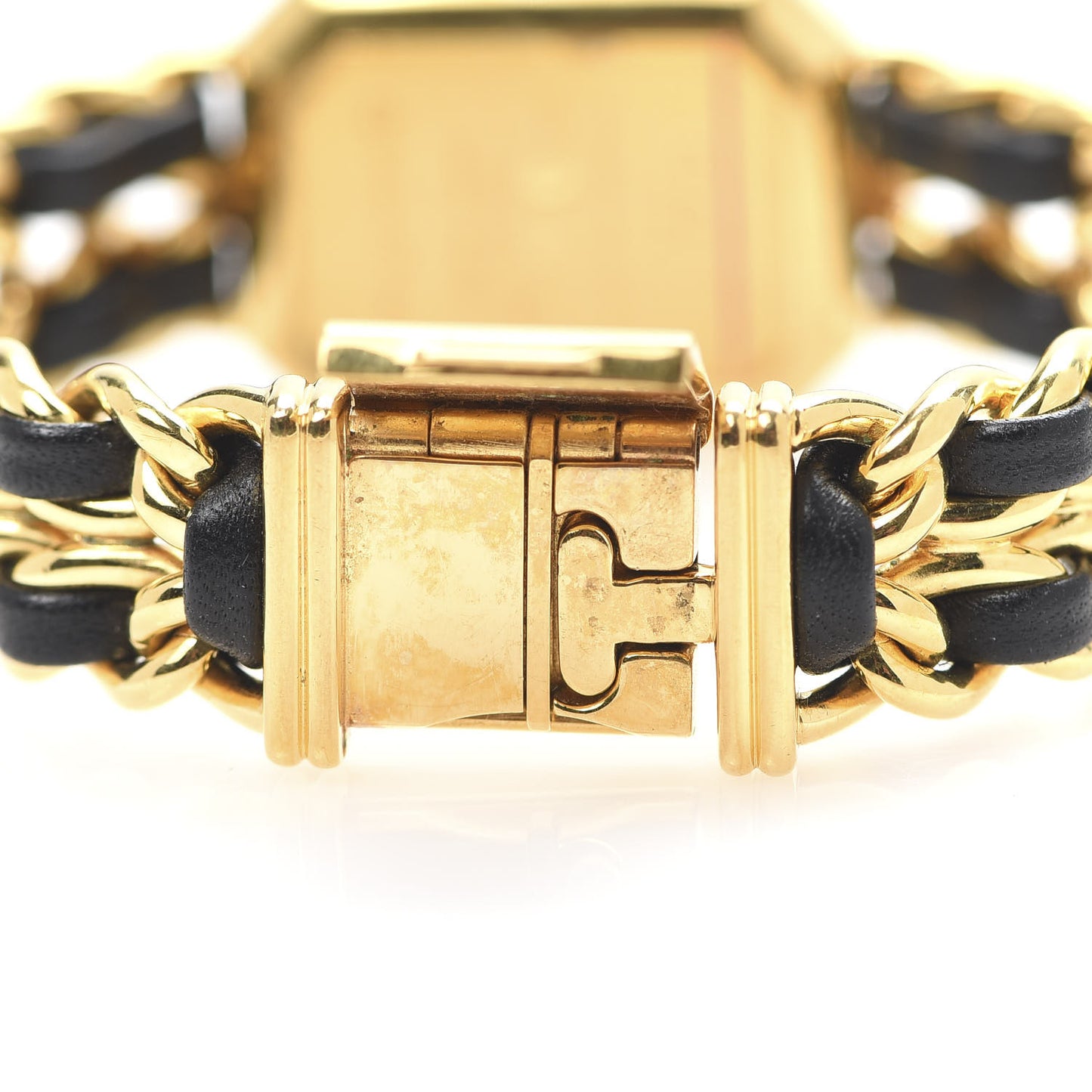 Stainless Steel Lambskin 20mm Chain Premiere Quartz Watch Gold M