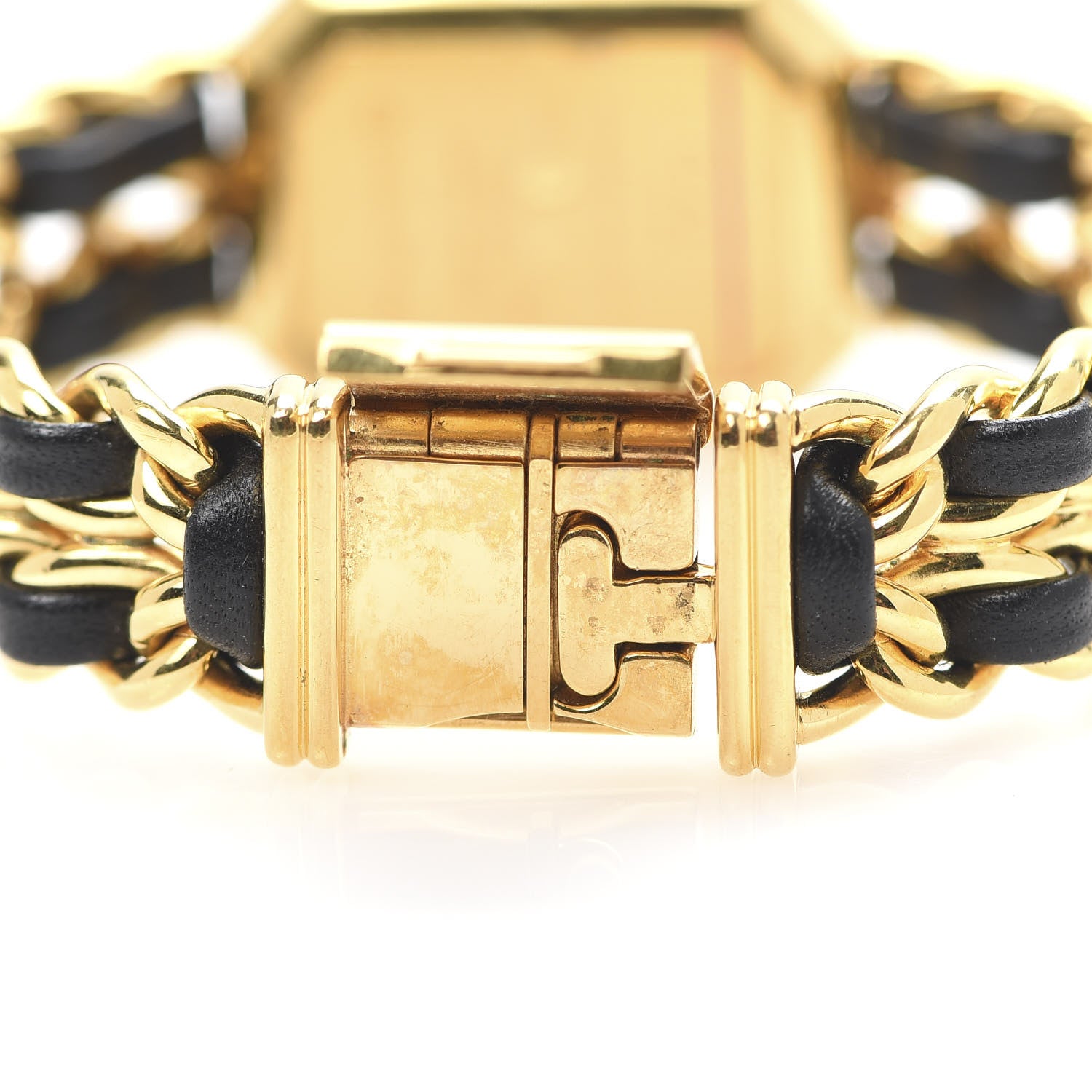 Chanel Stainless Steel Lambskin 20mm Chain Premiere Quartz Watch Gold M 6 of 6