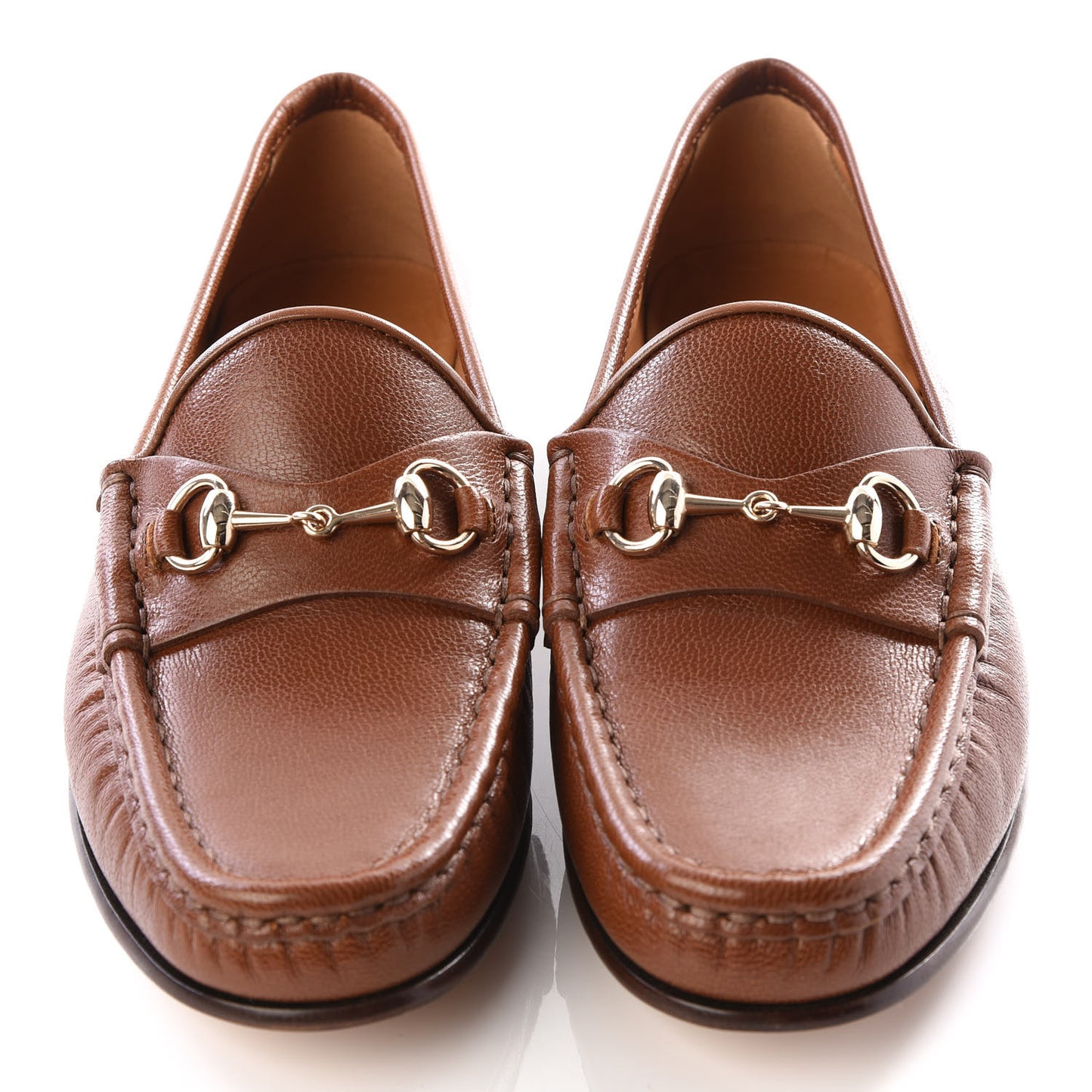 Goatskin Womens 1953 Horsebit Loafers 35 Cuir