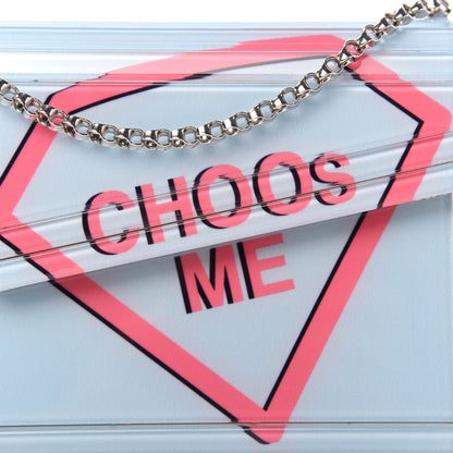 Jimmy Choo Acrylic Choos Me Candy Clutch Celeste 10 of 10