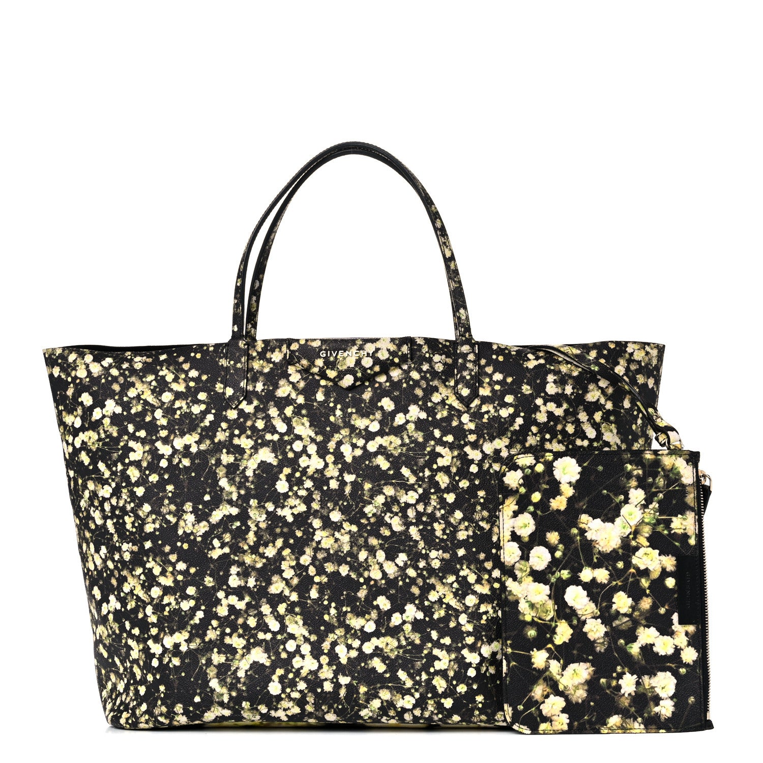 Givenchy Textured Coated Canvas Baby's Breath Print Large Antigona Tote 1 of 12