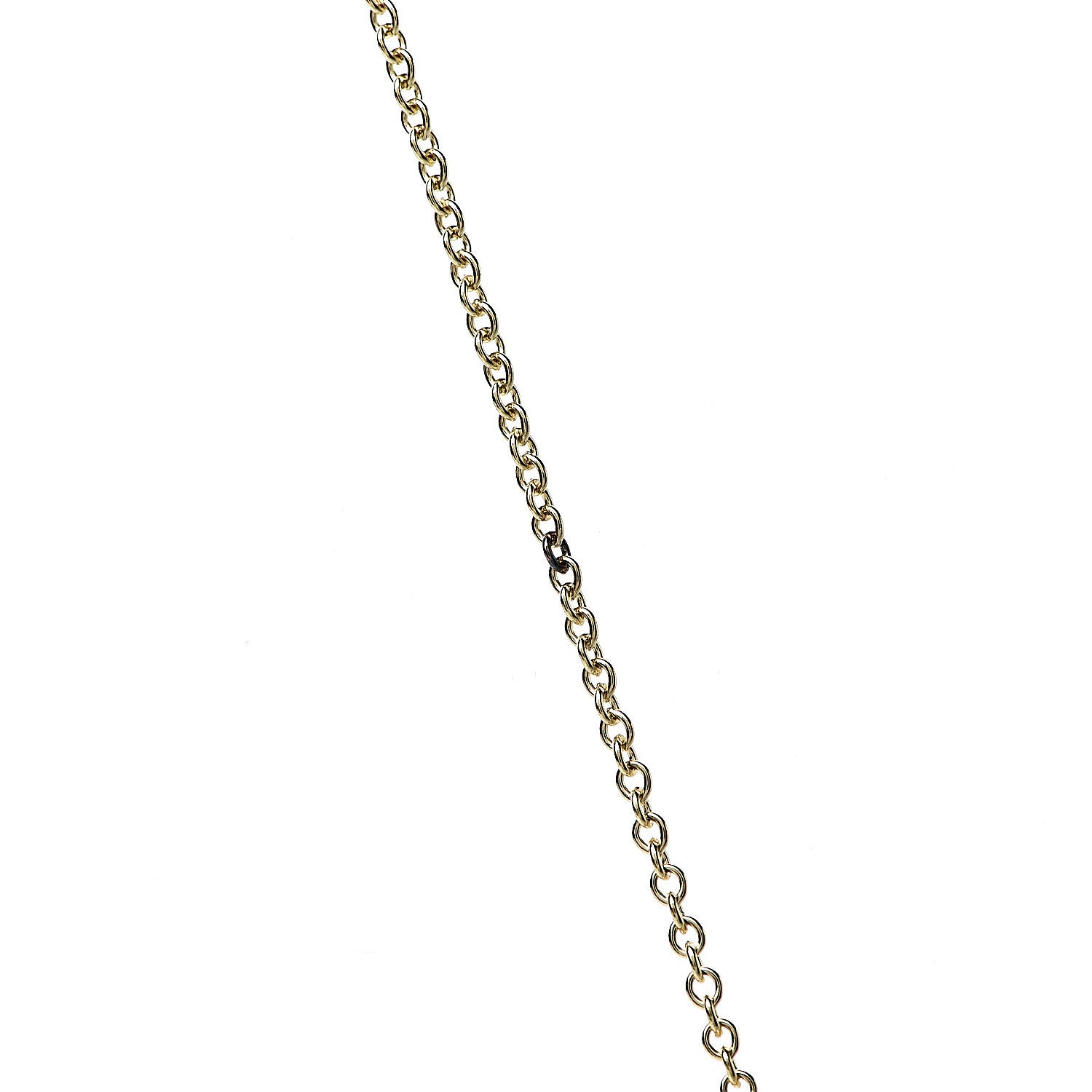 Tiffany 18K Yellow Gold Elsa Peretti Interlocking Ovals Pendant Necklace 7 of 7